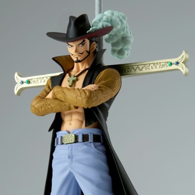 ONE PIECE - Dracule.Mihawk Extra DXF The Grandline Series Banpresto PVC Figure 17 cm