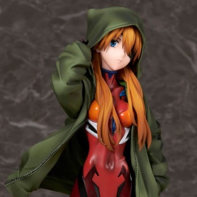 SHIN EVANGELION MOVIE - Shikinami Asuka Langley Hoodie Ver. Alter 1/7 PVC Figure 23 cm