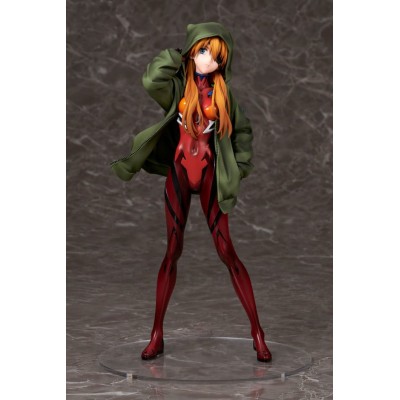 SHIN EVANGELION MOVIE - Shikinami Asuka Langley Hoodie Ver. Alter 1/7 PVC Figure 23 cm