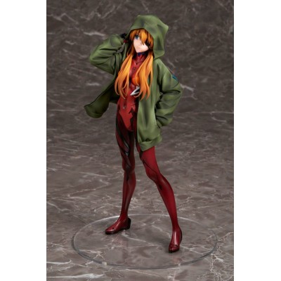 SHIN EVANGELION MOVIE - Shikinami Asuka Langley Hoodie Ver. Alter 1/7 PVC Figure 23 cm