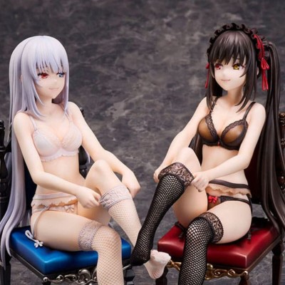 DATE A BULLET - Kurumi Tokisaki & White Queen 1/7 Design Coco PVC Figure 17 cm