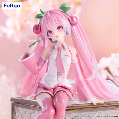 HATSUNE MIKU - Sakura Miku 2024 Pearl Color Ver. Noodle Stopper Furyu PVC Figure 15 cm