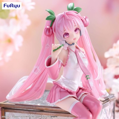 HATSUNE MIKU - Sakura Miku 2024 Pearl Color Ver. Noodle Stopper Furyu PVC Figure 15 cm