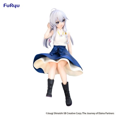 MAJO NO TABI TABI (Wandering Witch - The Journey of Elaina) - Elaina Flared Skirt Ver. Noodle Stopper Furyu PVC Figure 14 cm