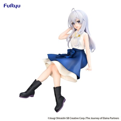 MAJO NO TABI TABI (Wandering Witch - The Journey of Elaina) - Elaina Flared Skirt Ver. Noodle Stopper Furyu PVC Figure 14 cm