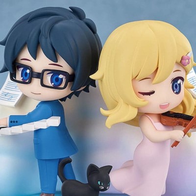 YOUR LIE IN APRIL - Kaori Miyazono & Kosei Arima Qset Mini-Figure 2-Pack  9 cm