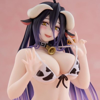 OVERLORD - Albedo Cow-Print Swimsuit Ver. Desktop Cute Taito PVC Figure Desktop 15 cm