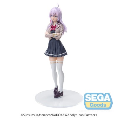 ALYA SOMETIMES HIDES HER FEELINGS IN RUSSIAN - Alya Uniform Ver. Sega PVC Figure 18 cm