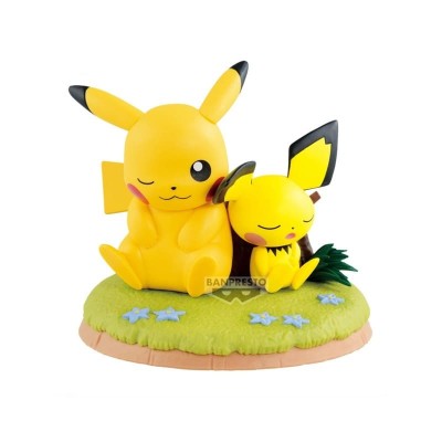 POKEMON - Pikachu & Pichu Relaxing time Banpresto PVC Figure 11 cm