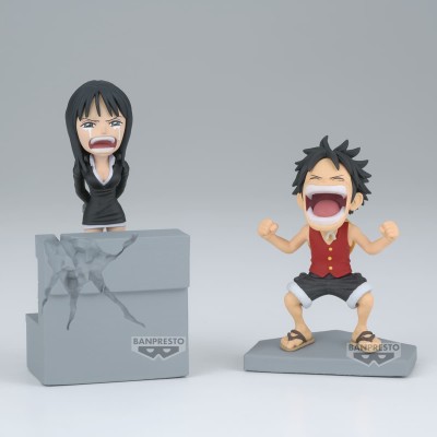 ONE PIECE - Monkey.D.Luffy & Nico Robin Log Stories World Collectable Figure Banpresto PVC Figure 10 cm