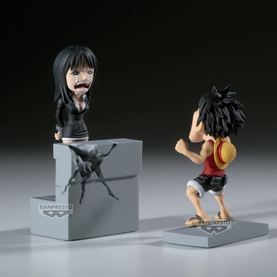 ONE PIECE - Monkey.D.Luffy & Nico Robin Log Stories World Collectable Figure Banpresto PVC Figure 10 cm