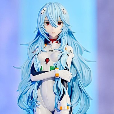 EVANGELION - Rei Ayanami Long Hair Ver. Pop Up Parade Good Smile Company PVC Figure 17 cm (3rd-run)