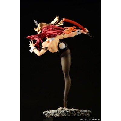 FAIRY TAIL - Erza Scarlet High Kick Black Bunny Ver. 1/6 Orca Toys PVC Figure 37 cm