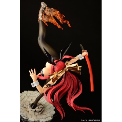 FAIRY TAIL - Erza Scarlet High Kick Black Bunny Ver. 1/6 Orca Toys PVC Figure 37 cm