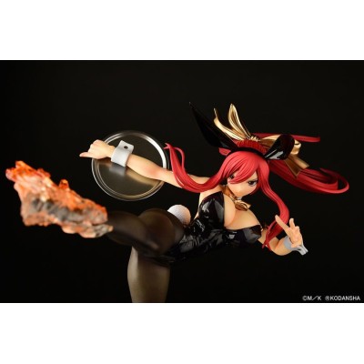 FAIRY TAIL - Erza Scarlet High Kick Black Bunny Ver. 1/6 Orca Toys PVC Figure 37 cm