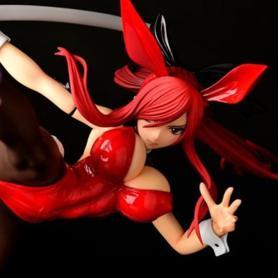 FAIRY TAIL - Erza Scarlet High Kick Crimson Bunny Ver. 1/6 Orca Toys PVC Figure 37 cm