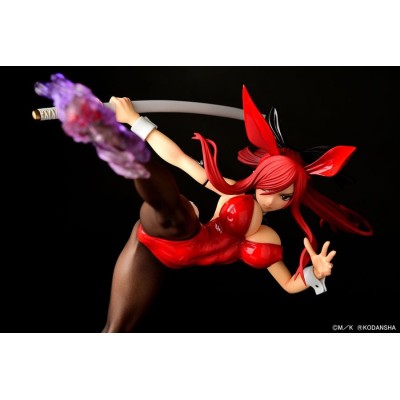 FAIRY TAIL - Erza Scarlet High Kick Crimson Bunny Ver. 1/6 Orca Toys PVC Figure 37 cm