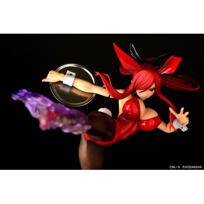 FAIRY TAIL - Erza Scarlet High Kick Crimson Bunny Ver. 1/6 Orca Toys PVC Figure 37 cm