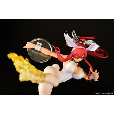 FAIRY TAIL - Erza Scarlet High Kick White Bunny Ver. 1/6 Orca Toys PVC Figure 37 cm