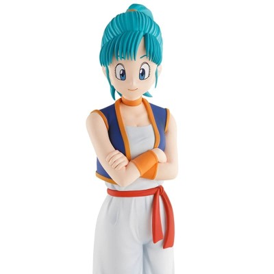 DRAGON BALL Z - Bulma Masterlise Ichibansho Son Goku Training Section Bandai PVC Figure 21 cm