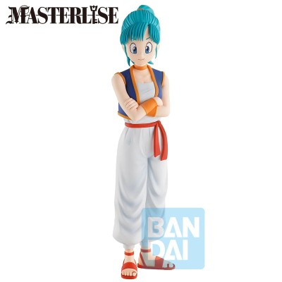 DRAGON BALL Z - Bulma Masterlise Ichibansho Son Goku Training Section Bandai PVC Figure 21 cm