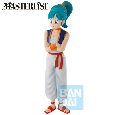 DRAGON BALL Z - Bulma Masterlise Ichibansho Son Goku Training Section Bandai PVC Figure 21 cm