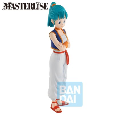 DRAGON BALL Z - Bulma Masterlise Ichibansho Son Goku Training Section Bandai PVC Figure 21 cm