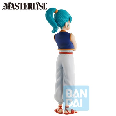 DRAGON BALL Z - Bulma Masterlise Ichibansho Son Goku Training Section Bandai PVC Figure 21 cm