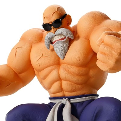 DRAGON BALL Z - Master Roshi Masterlise Ichibansho Son Goku Training Section Bandai PVC Figure 21 cm