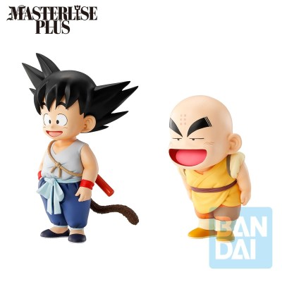 DRAGON BALL Z - Son Goku & Krillin Masterlise Ichibansho Son Goku Training Section Bandai PVC Figure 13 cm