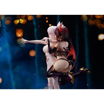 AYAKASHI TRIANGLE - Matsuri Kazamaki & Suzu Kanade & Shirogane Flare PVC Figure 25 cm