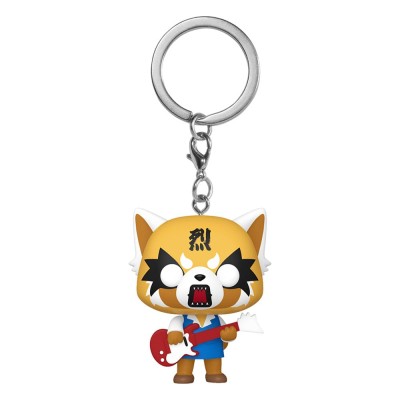 SANRIO AGGRETSUKO - Aggretsuko w/Guitar Sanrio Funko Keychains 4 cm