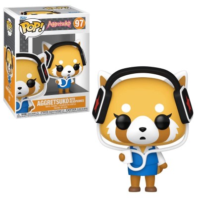 SANRIO AGGRETSUKO - Aggretsuko w/headphones Funko Pop 97