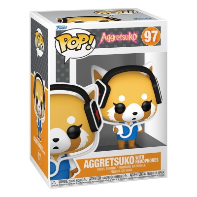 SANRIO AGGRETSUKO - Aggretsuko w/headphones Funko Pop 97