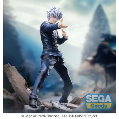 JUJUTSU KAISEN Hidden Inventory/Premature Death -Satoru Gojo Fierce Battle Luminasta Sega PVC Figure 18 cm