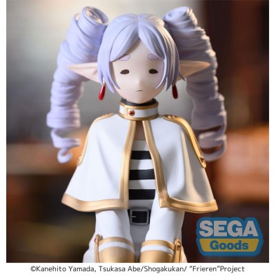 FRIEREN - Frieren I have ringlets now Clear Ver. heo Exclusive PM Perching Sega PVC Figure 10 cm