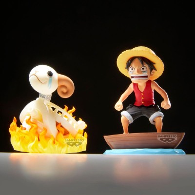 ONE PIECE - Luffy & Going Merry Log Stories World Collectable Figure Banpresto PVC Figure 8 cm