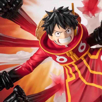 ONE PIECE - Monkey D. Luffy Gum Gum Hawk Gatling Figuarts Zero Extra Battle Bandai PVC Figure 19 cm