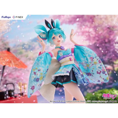 HATSUNE MIKU - Hatsune Miku Wa-bunny F:NEX 1/7 Furyu PVC Figure 27 cm