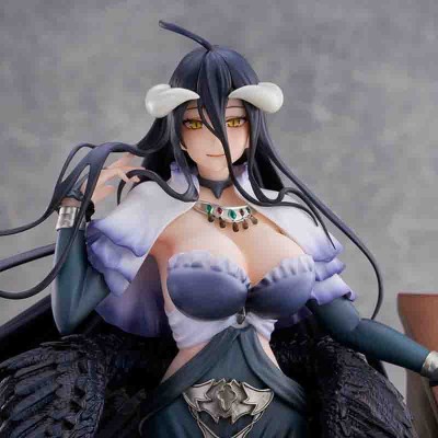 OVERLORD - Albedo Jet Black Dress Ver. Shibuya Scramble 1/7 PVC Figure 28 cm