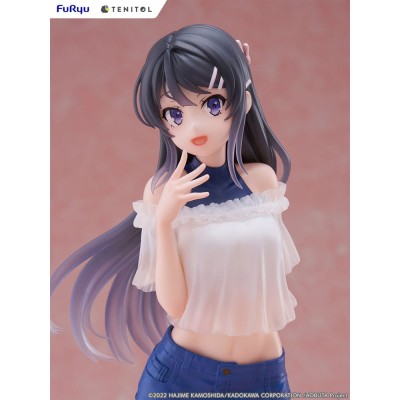 RASCAL DOES NOT DREAM OF A BUNNY GIRL SENPAI - Mai Sakurajima Tenitol Furyu PVC Figure 31 cm