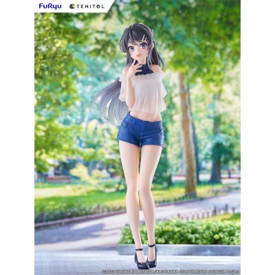 RASCAL DOES NOT DREAM OF A BUNNY GIRL SENPAI - Mai Sakurajima Tenitol Furyu PVC Figure 31 cm