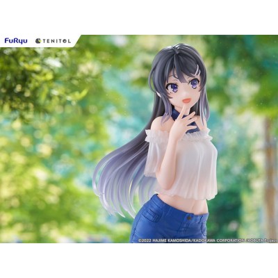 RASCAL DOES NOT DREAM OF A BUNNY GIRL SENPAI - Mai Sakurajima Tenitol Furyu PVC Figure 31 cm