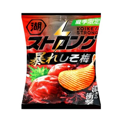 Strong Abare Shiso-ume plum - Potato chips with plum flavour