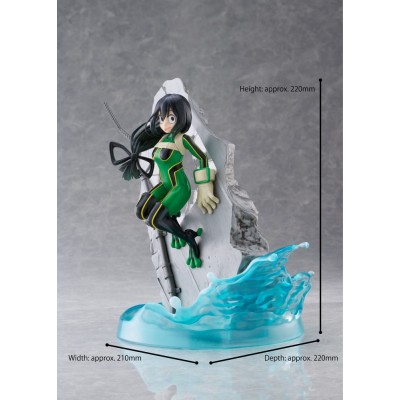 MY HERO ACADEMIA - Tsuyu Asui Dressta Taito PVC Figure 22 cm