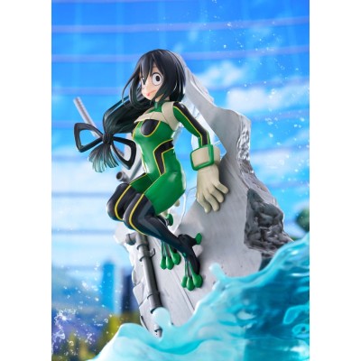 MY HERO ACADEMIA - Tsuyu Asui Dressta Taito PVC Figure 22 cm