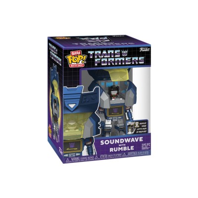 TRANSFORMERS - Soundwave with Rumble Bitty Pop 2,5 cm