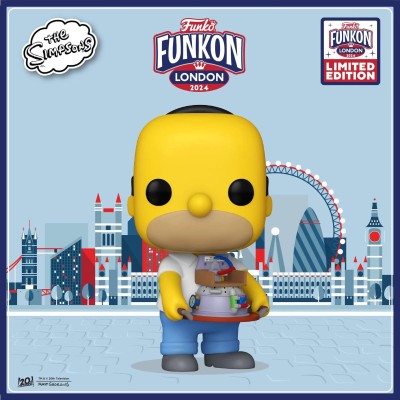 THE SIMPSON - Homer with Reactor FunKon London 2024 Exclusive Funko Pop 1630