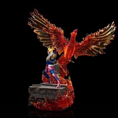 SAINT SEIYA - Phoenix Ikki Deluxe Art Scale Statue 1/10 Iron Studios Figure 41 cm