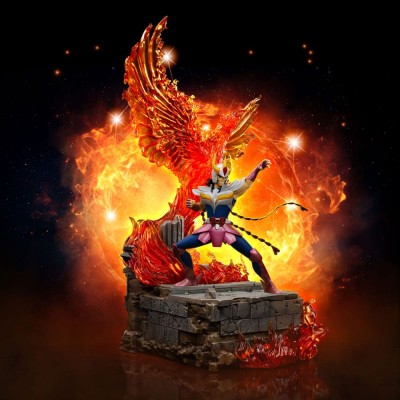 SAINT SEIYA - Phoenix Ikki Deluxe Art Scale Statue 1/10 Iron Studios Figure 41 cm